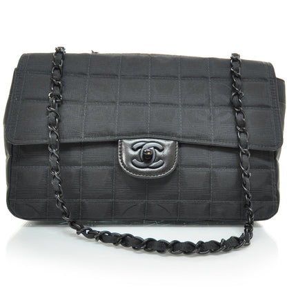 Chanel Nylon Travel Flap Black 3 of 10