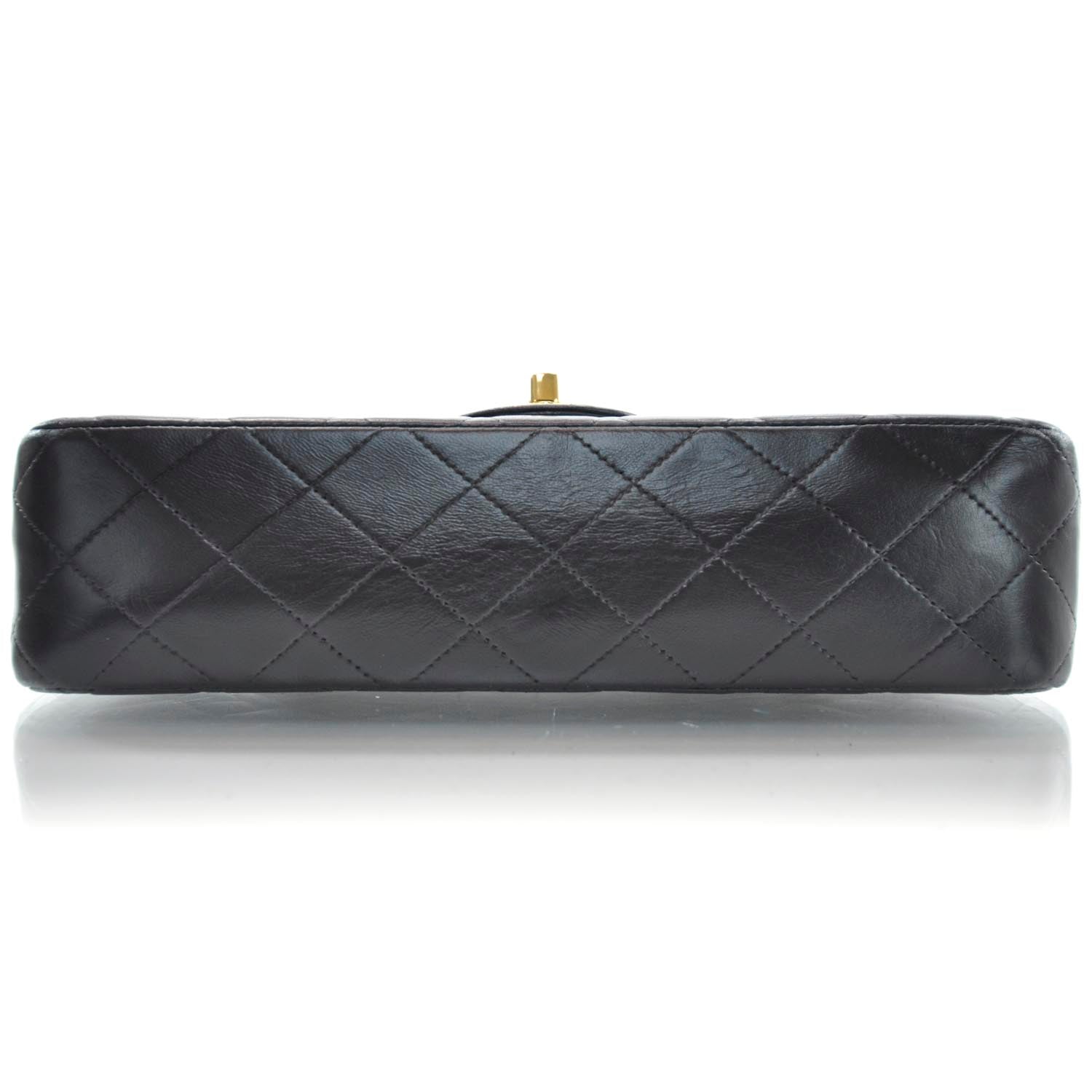 Chanel Lambskin Medium Double Flap Black 6 of 10