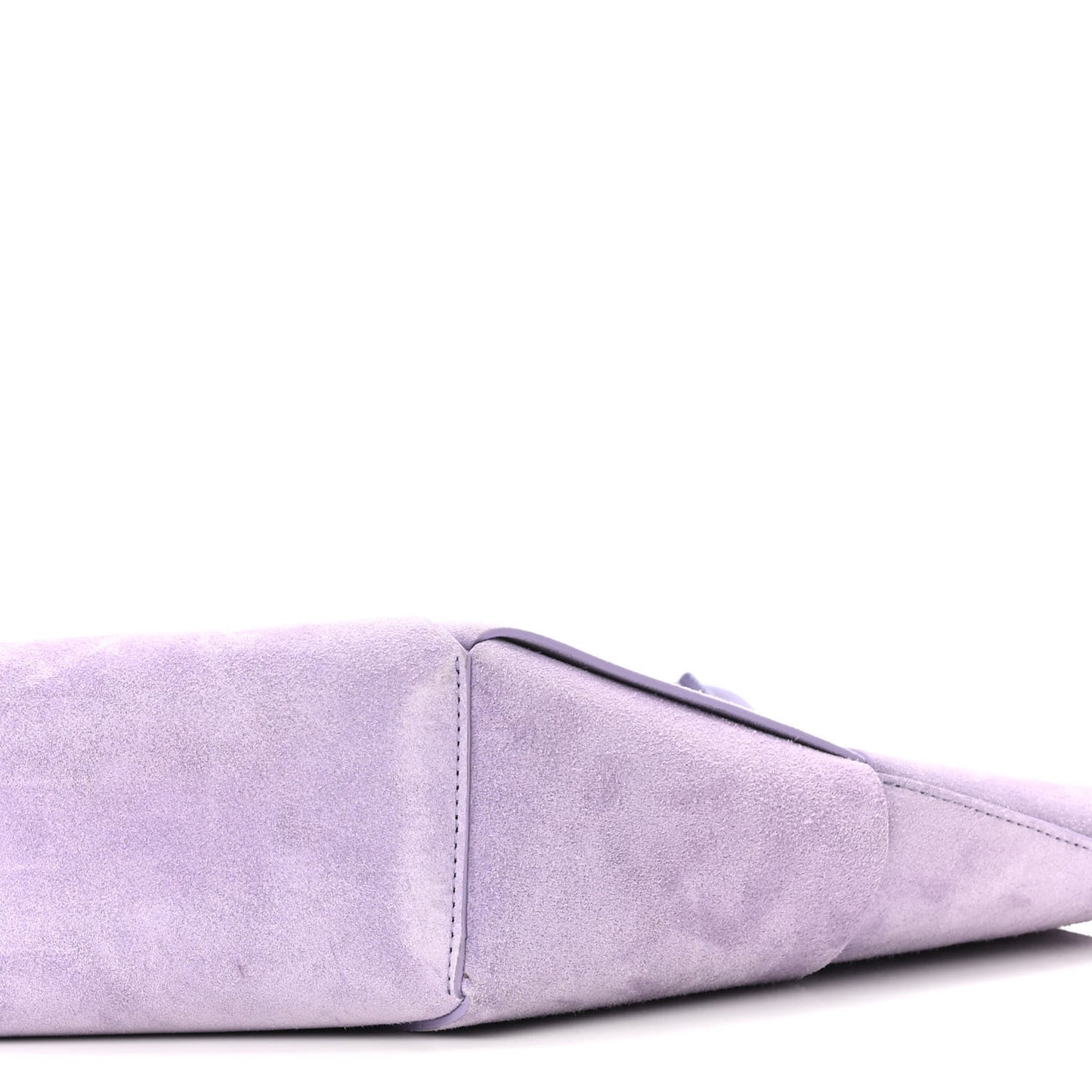 Suede Maxi Intrecciato Tote Lavender