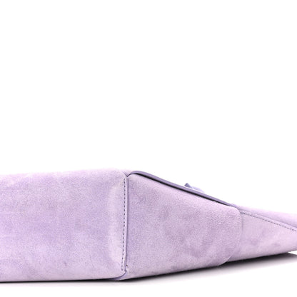 Bottega Veneta Suede Maxi Intrecciato Tote Lavender 10 of 10