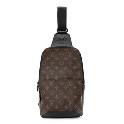 Louis Vuitton Monogram Macassar Avenue Sling Bag 1 of 10