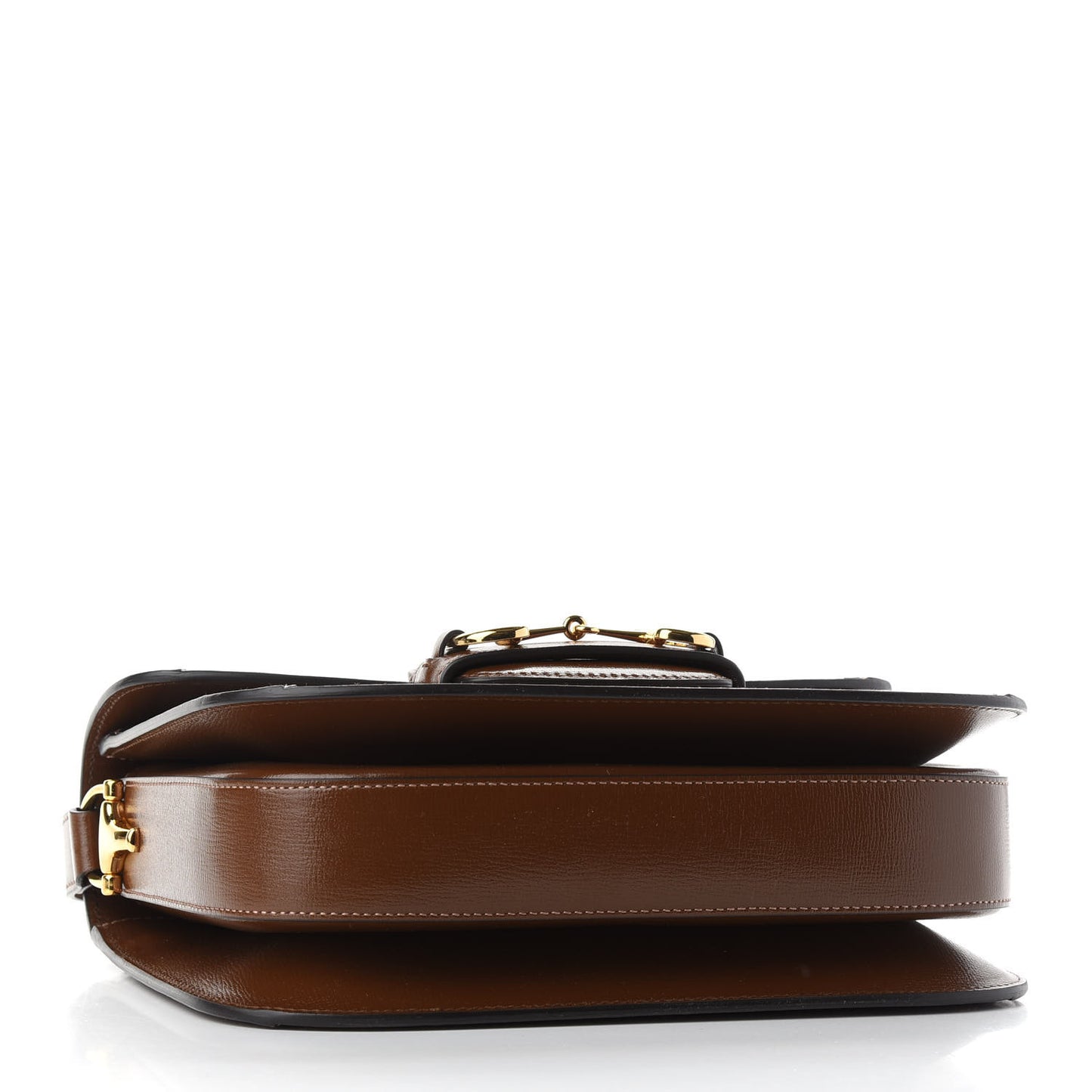 GG Supreme Monogram Horsebit 1955 Shoulder Bag Beige Brown Sugar