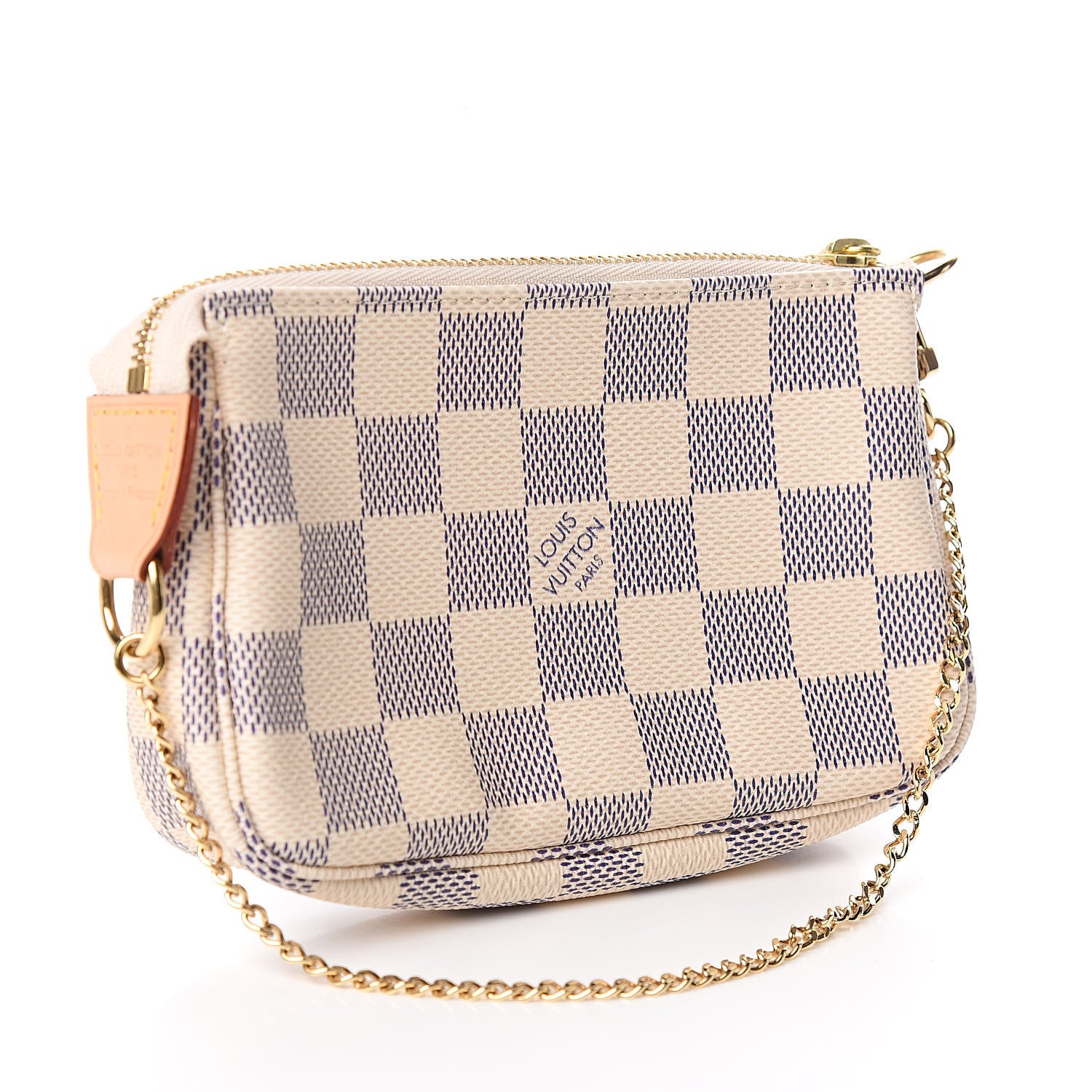 Louis Vuitton Damier Azur Mini Pochette Accessories 3 of 7