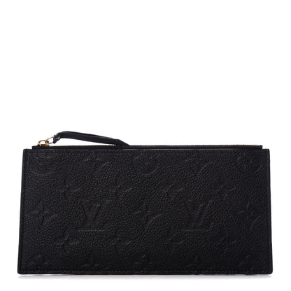 Louis Vuitton Empreinte Felicie Chain Wallet Zippered Insert Black 1 of 6