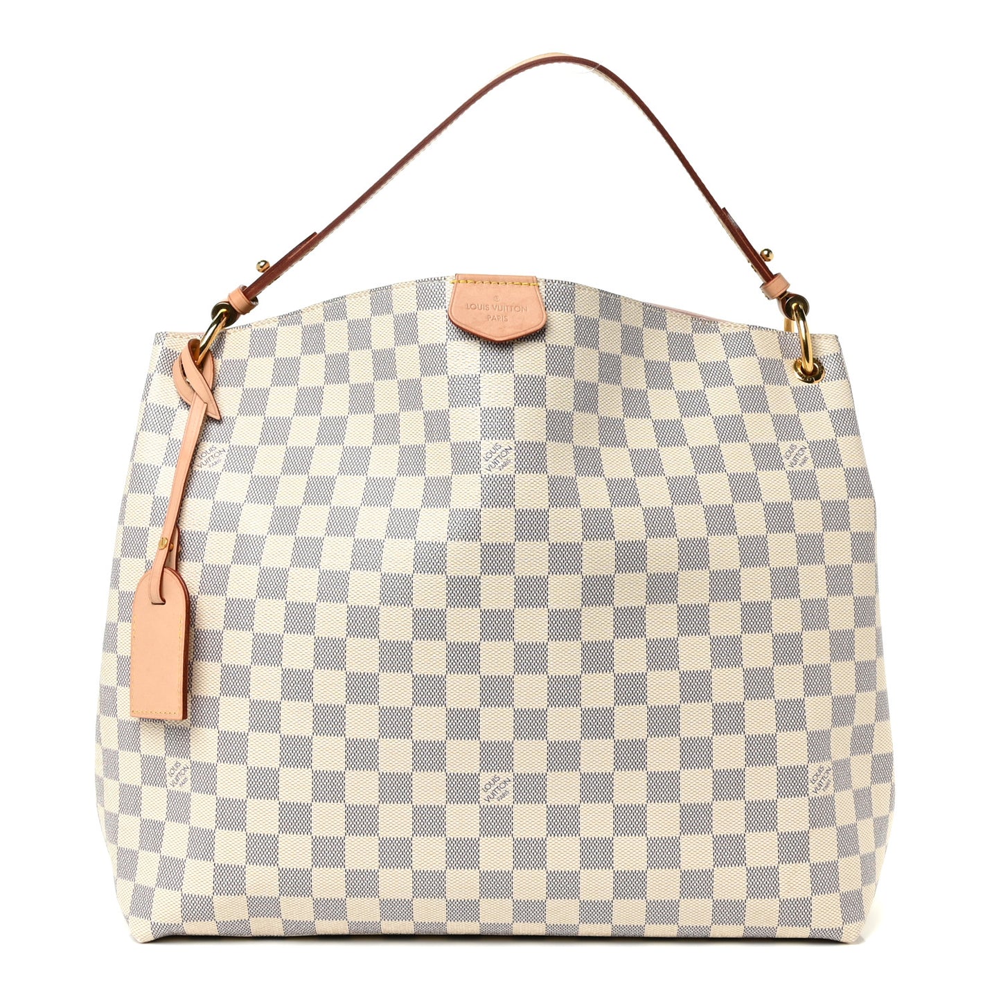 Damier Azur Graceful MM Rose Ballerine