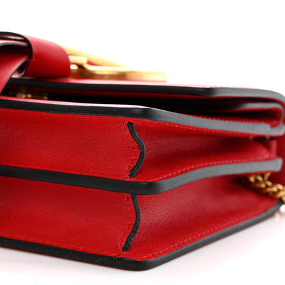 Valentino Garavani Smooth Calfskin Mini VRing Crossbody Bag Rouge Pur 9 of 10