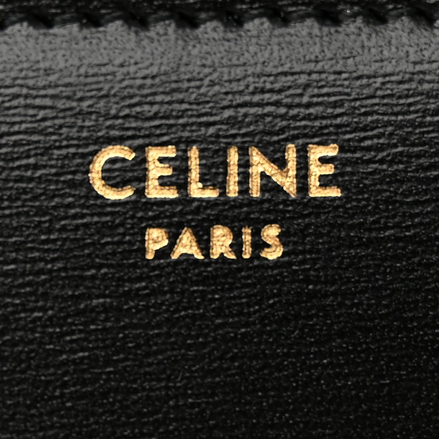 Shiny Calfskin Small Triomphe Wallet Black