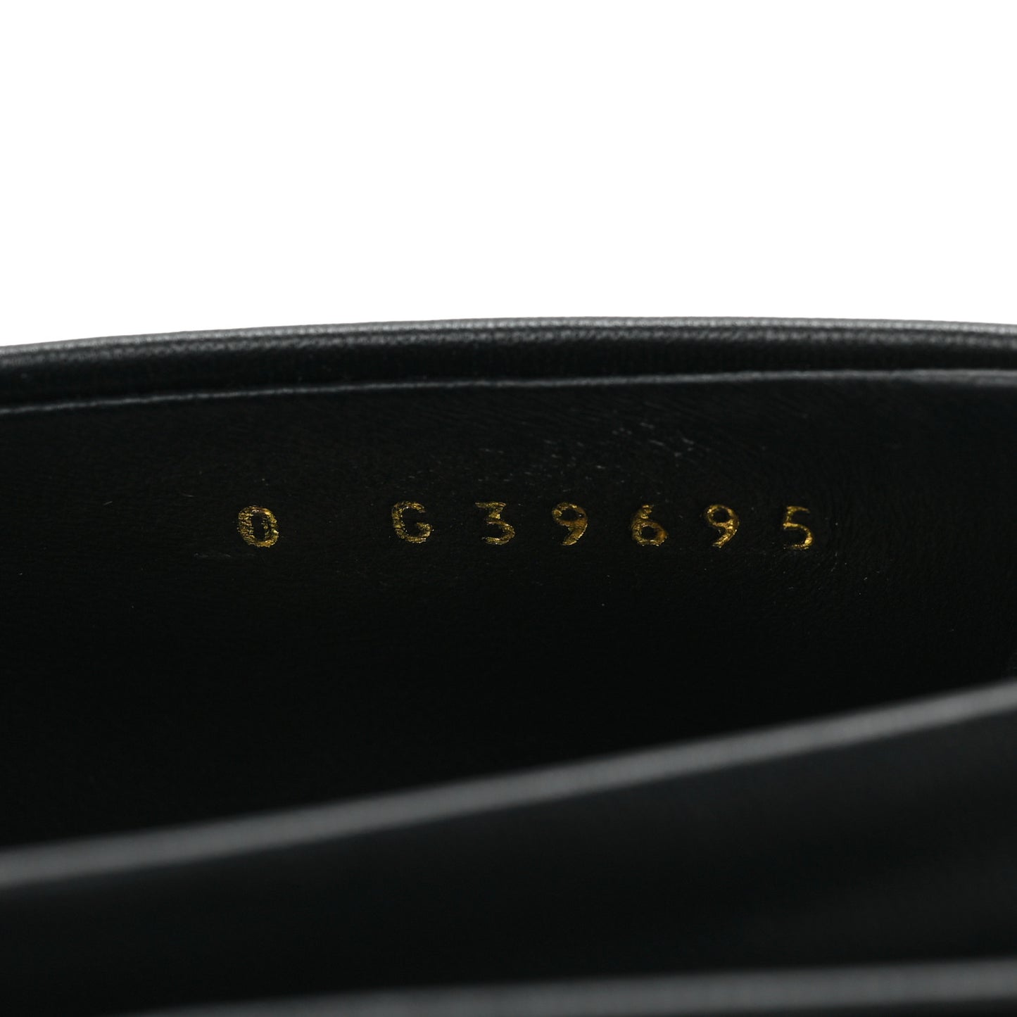 Patent Calfskin Lambskin Crystal CC Loafers 37.5 Black