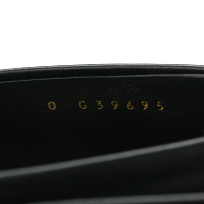 Chanel Patent Calfskin Lambskin Crystal CC Loafers 37.5 Black 7 of 9