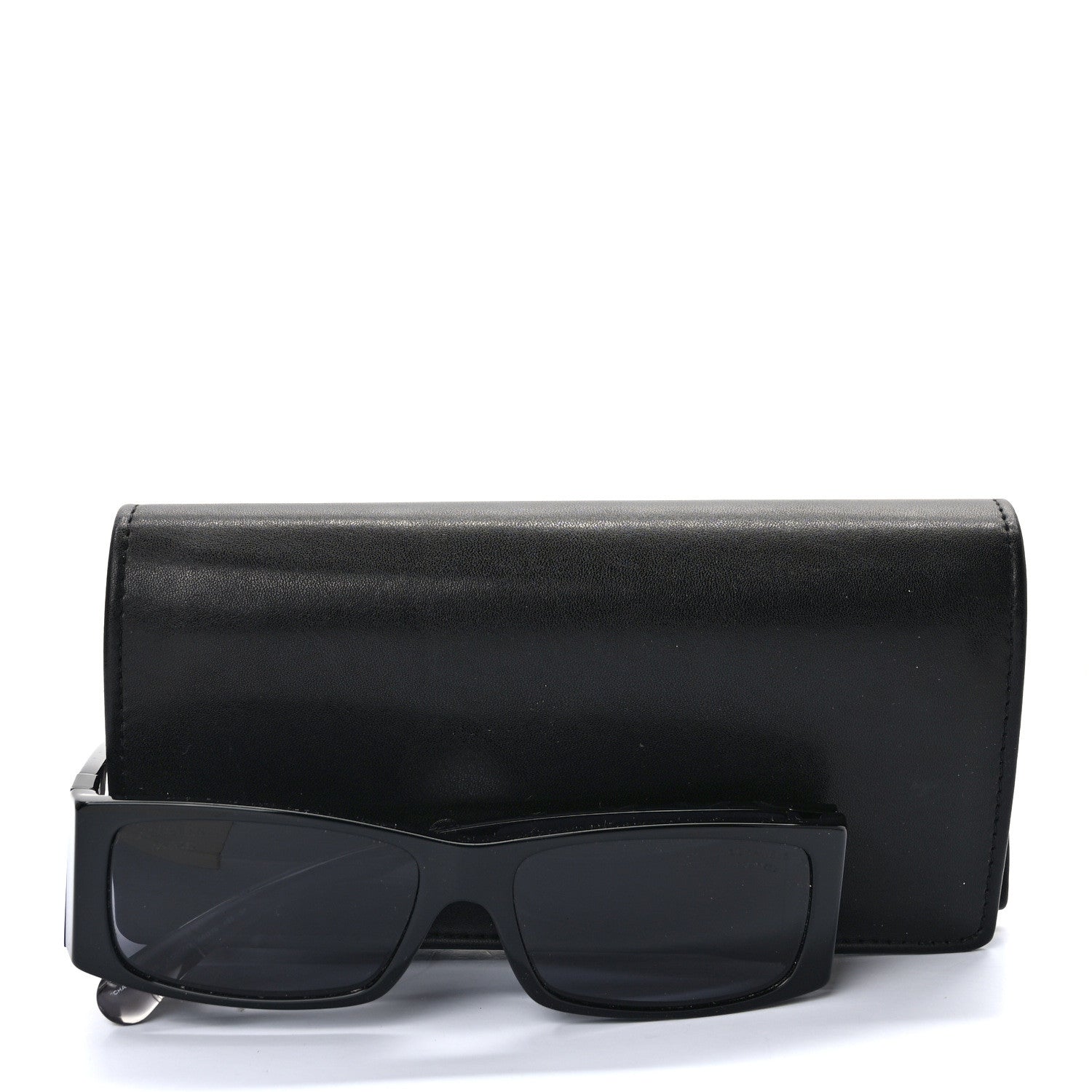 Chanel Rectangle Quilted Sunglasses 5425 Black 8 of 8