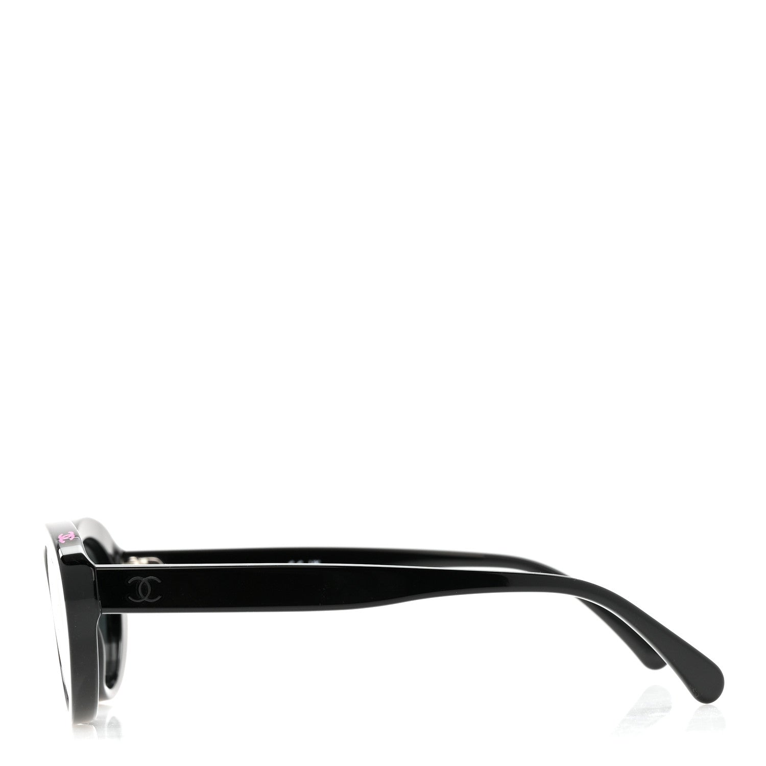 Chanel Acetate Oval Sunglasses 5416 Black Pink 1819425 – FASHIONPHILE