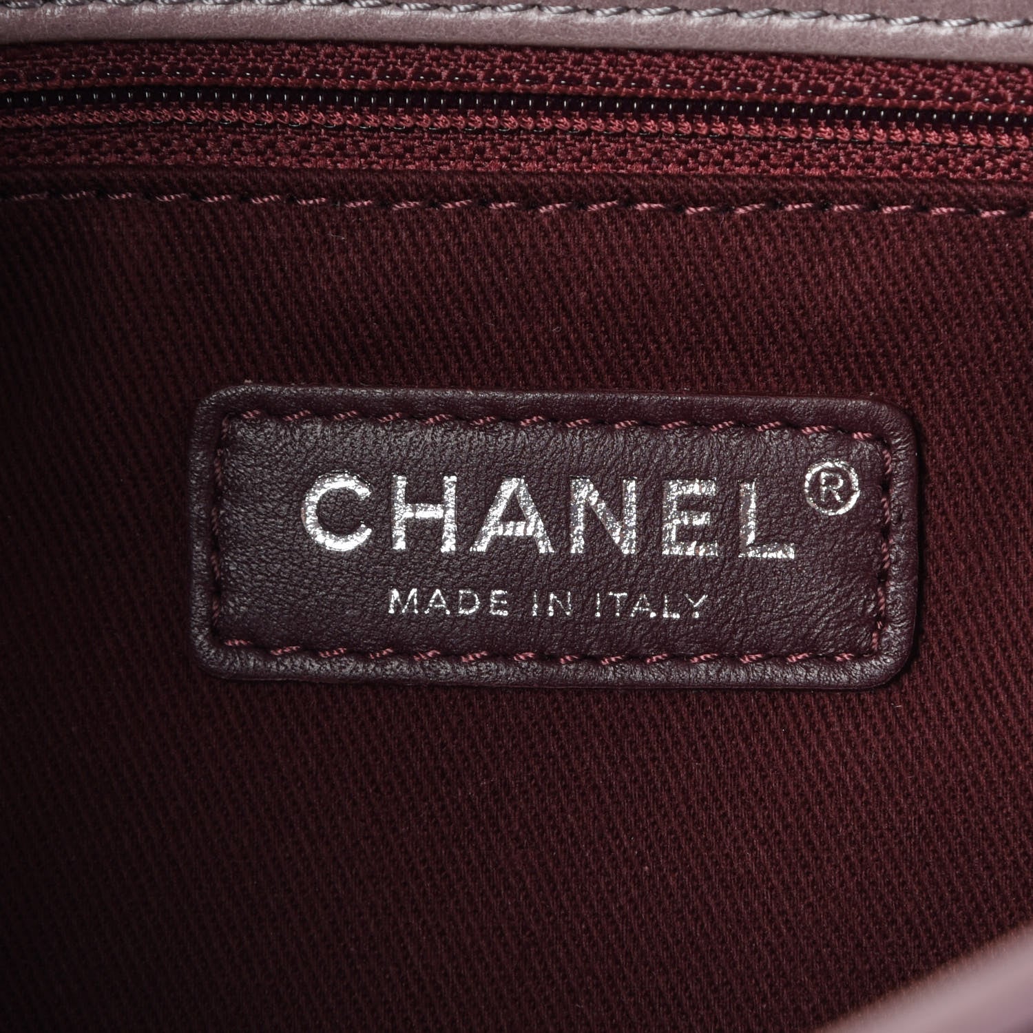Chanel Glazed Calfskin Medium Perfect Edge Flap Grey 8 of 10
