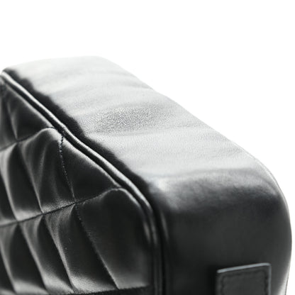 Saint Laurent Lambskin Quilted Lolita Cosmetic Pouch Black 8 of 8