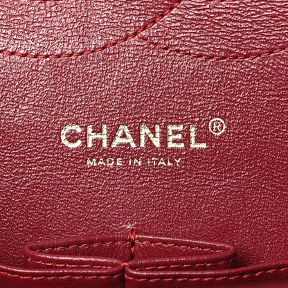 Chanel Iridescent Caviar Quilted Jumbo Double Flap Burgundy 6 of 10