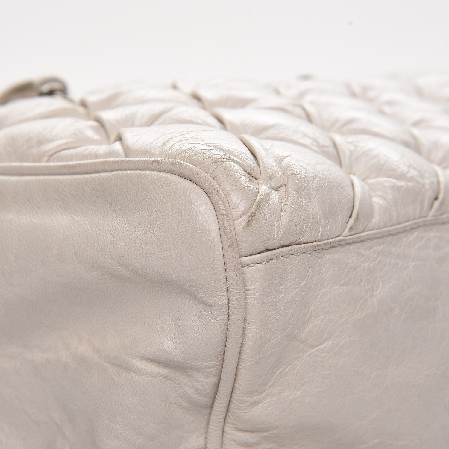 Balenciaga Chevre Quilted Matelasse MM White 12 of 16