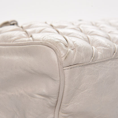 Balenciaga Chevre Quilted Matelasse MM White 12 of 16