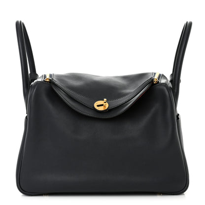 Hermes Swift Verso Lindy 30 Bleu Indigo Orange Poppy 1 of 16