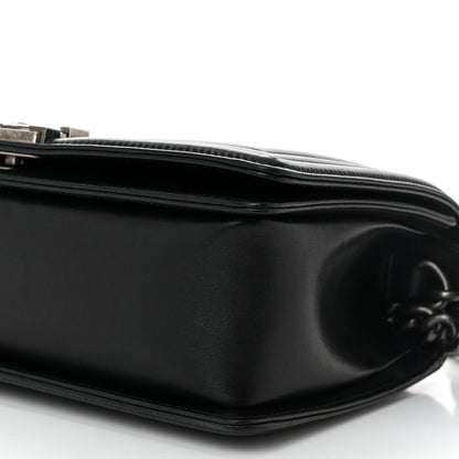 Chanel Lambskin Quilted Medium Boy Flap Black 10 of 10