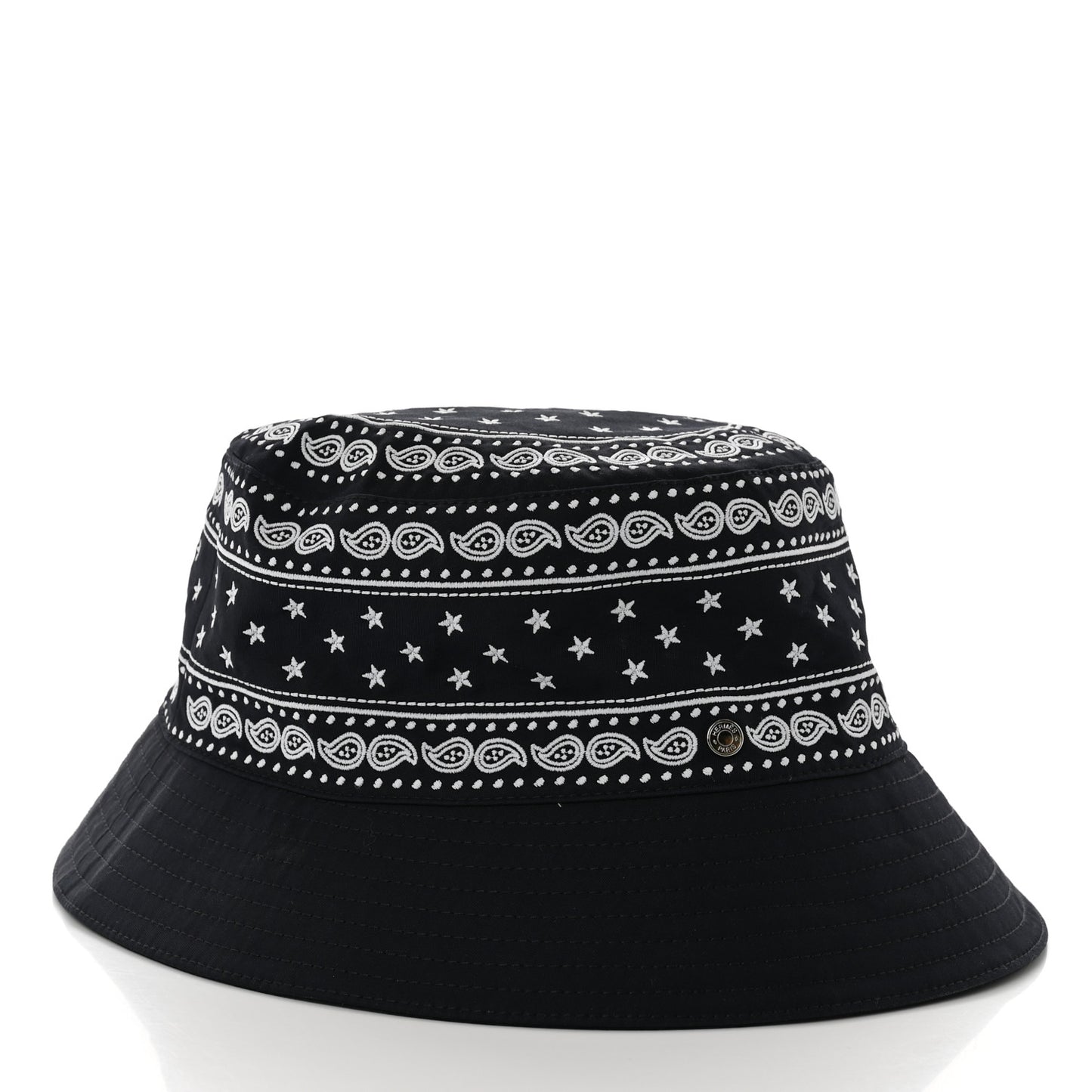 Technical Gabardine Balade Bandana Bucket Hat 57 Marine