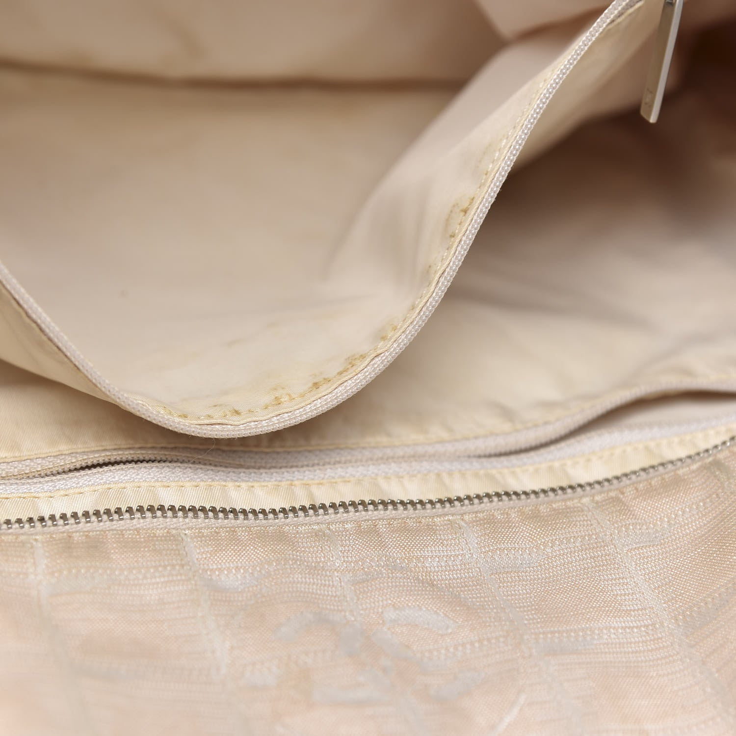 Chanel Nylon Medium Travel Tote Beige 11 of 22