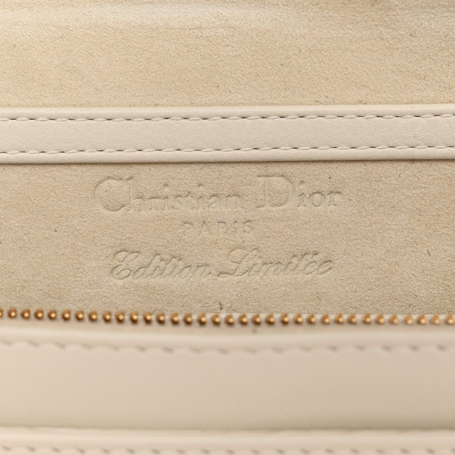 Christian Dior Calfskin Amour Wallet On Chain Latte Multicolor 6 of 11