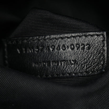 Saint Laurent Calfskin Y Quilted Monogram Monochrome Medium Loulou Chain Satchel Black 7 of 11