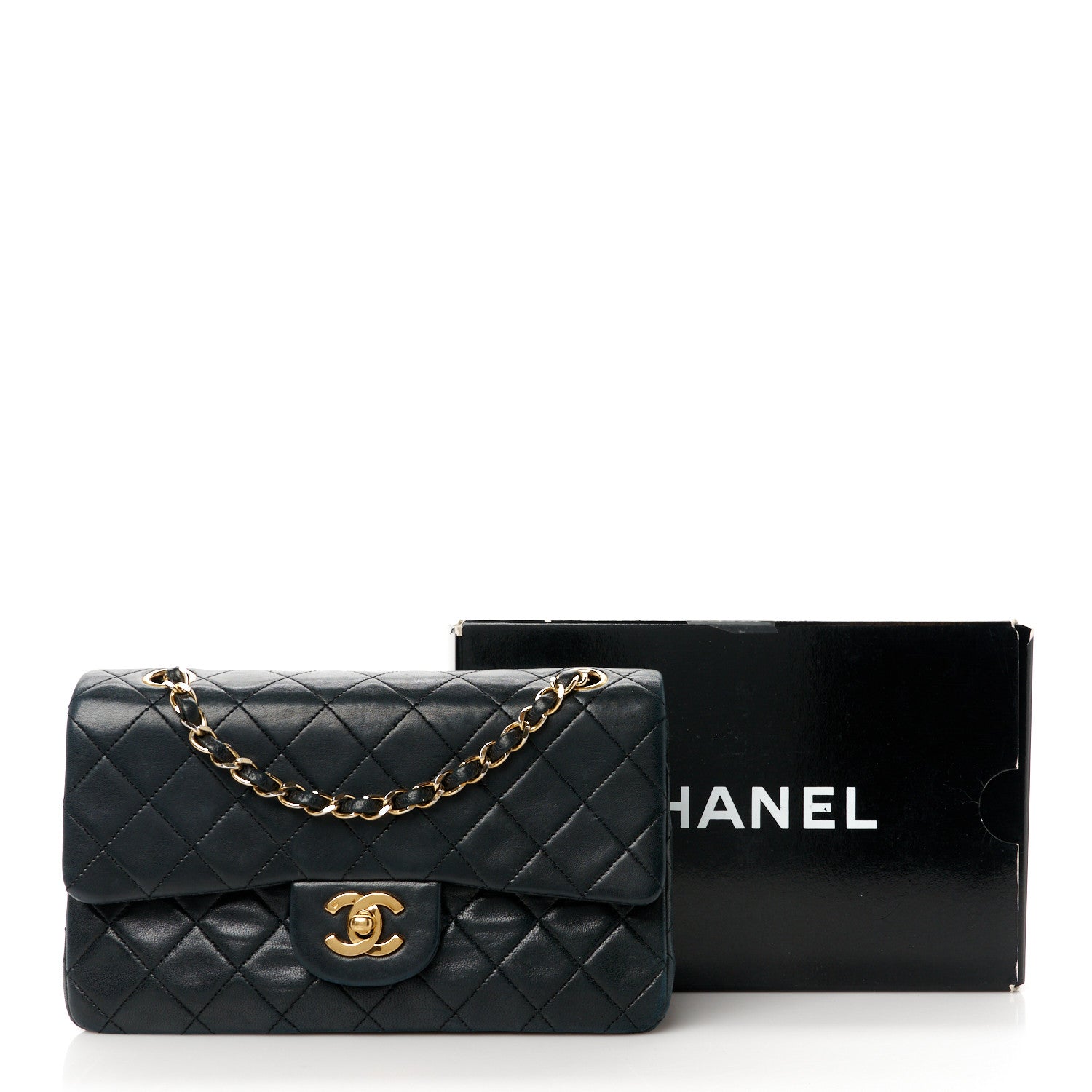 Chanel Lambskin Quilted Small Double Flap Black 13 of 13