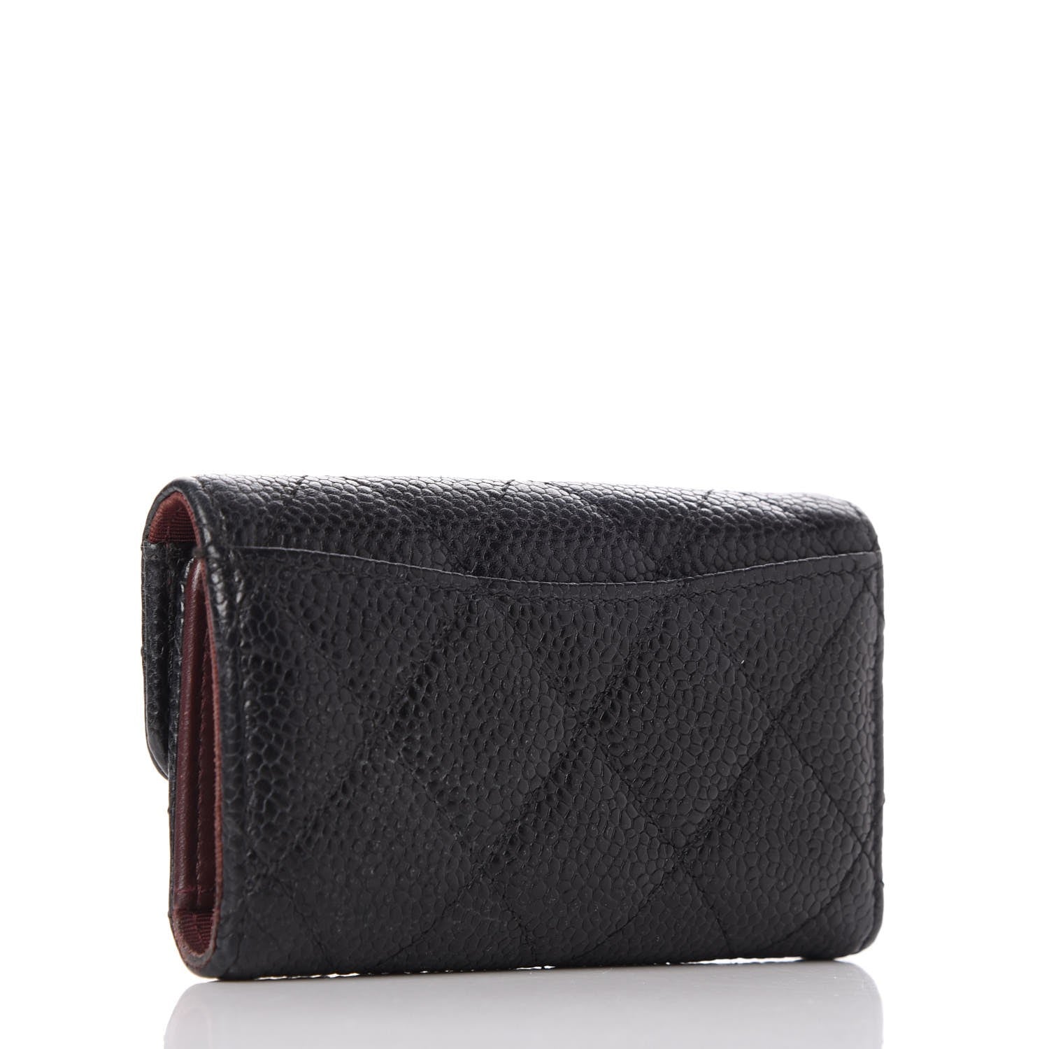 Chanel Caviar Quilted 6 Key Holder Black 3 of 11