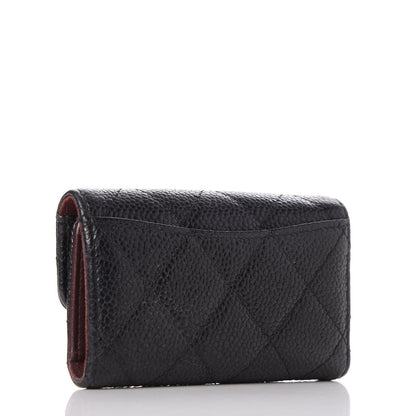Chanel Caviar Quilted 6 Key Holder Black 3 of 11
