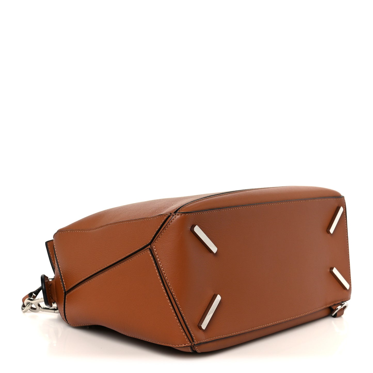 Calfskin Medium Puzzle Bag Tan