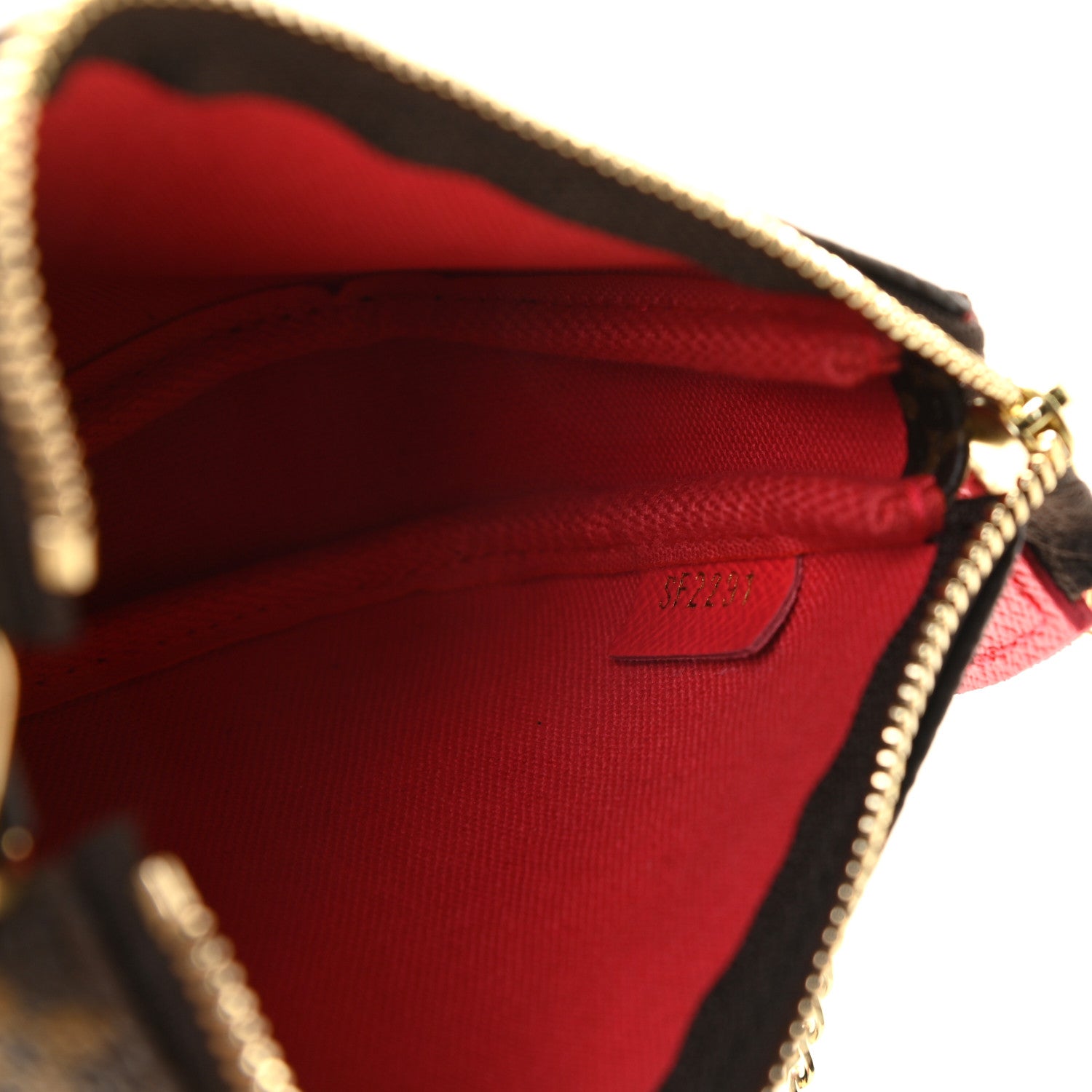 Louis Vuitton Monogram 2021 Christmas Animation London Mini Pochette Accessories Red 6 of 11