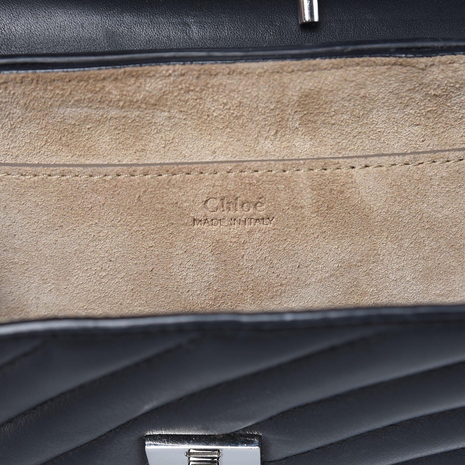 Chloe Calfskin Quilted Mini Drew Bijou Shoulder Bag Black 6 of 15