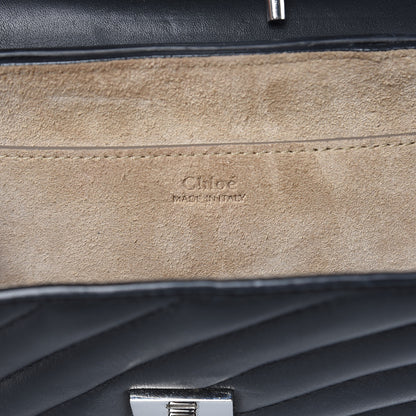 Chloe Calfskin Quilted Mini Drew Bijou Shoulder Bag Black 6 of 15