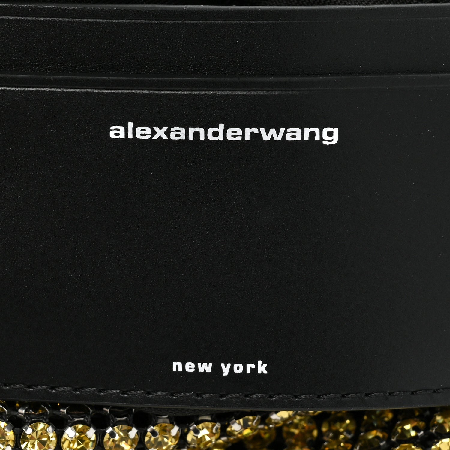 Alexander Wang Mesh Crystal Rhinestone Mini Heiress Pouch Porcelain 6 of 8