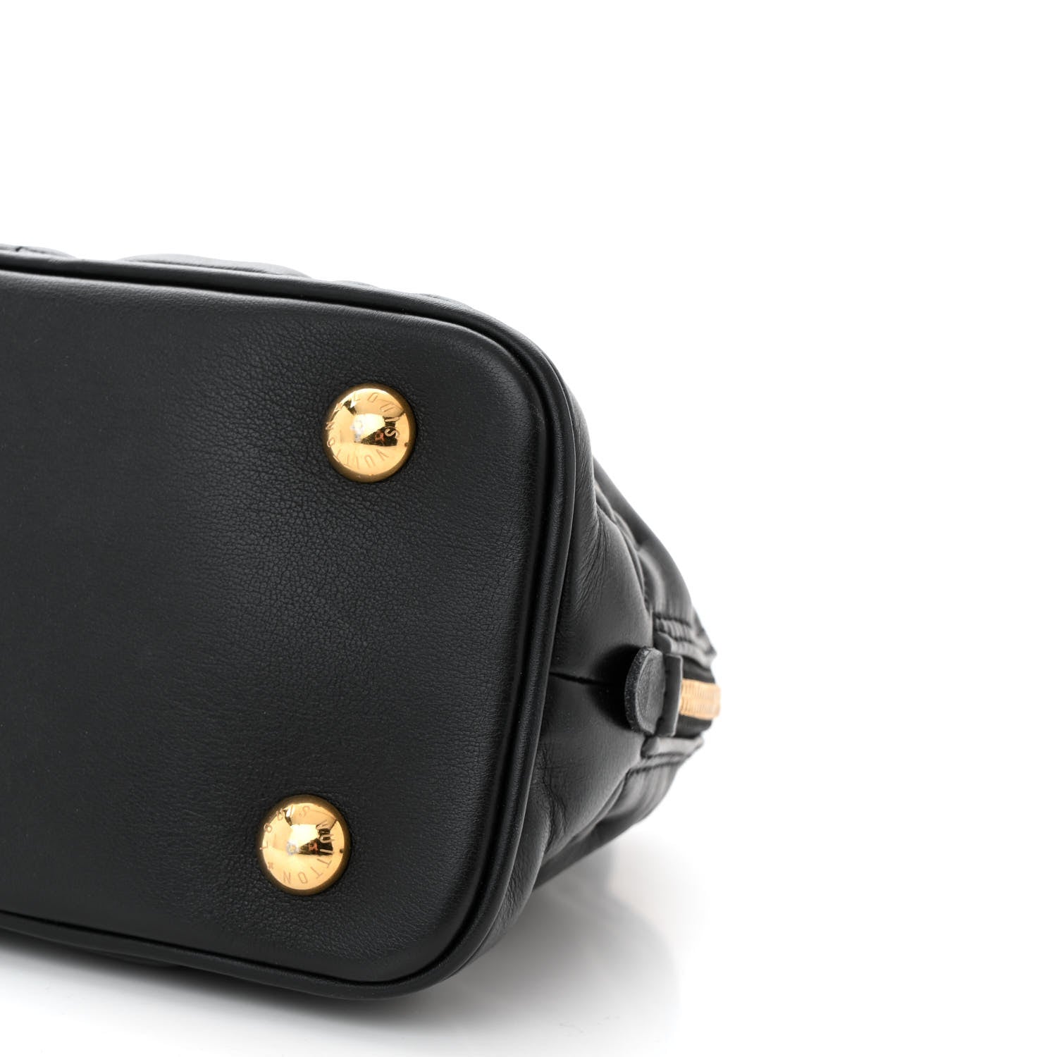 Louis Vuitton Calfskin Bubblegram Alma BB Black 9 of 10