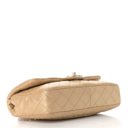 Chanel Metallic Lambskin Quilted Medium Precious Jewel Single Flap Gold 3 of 8