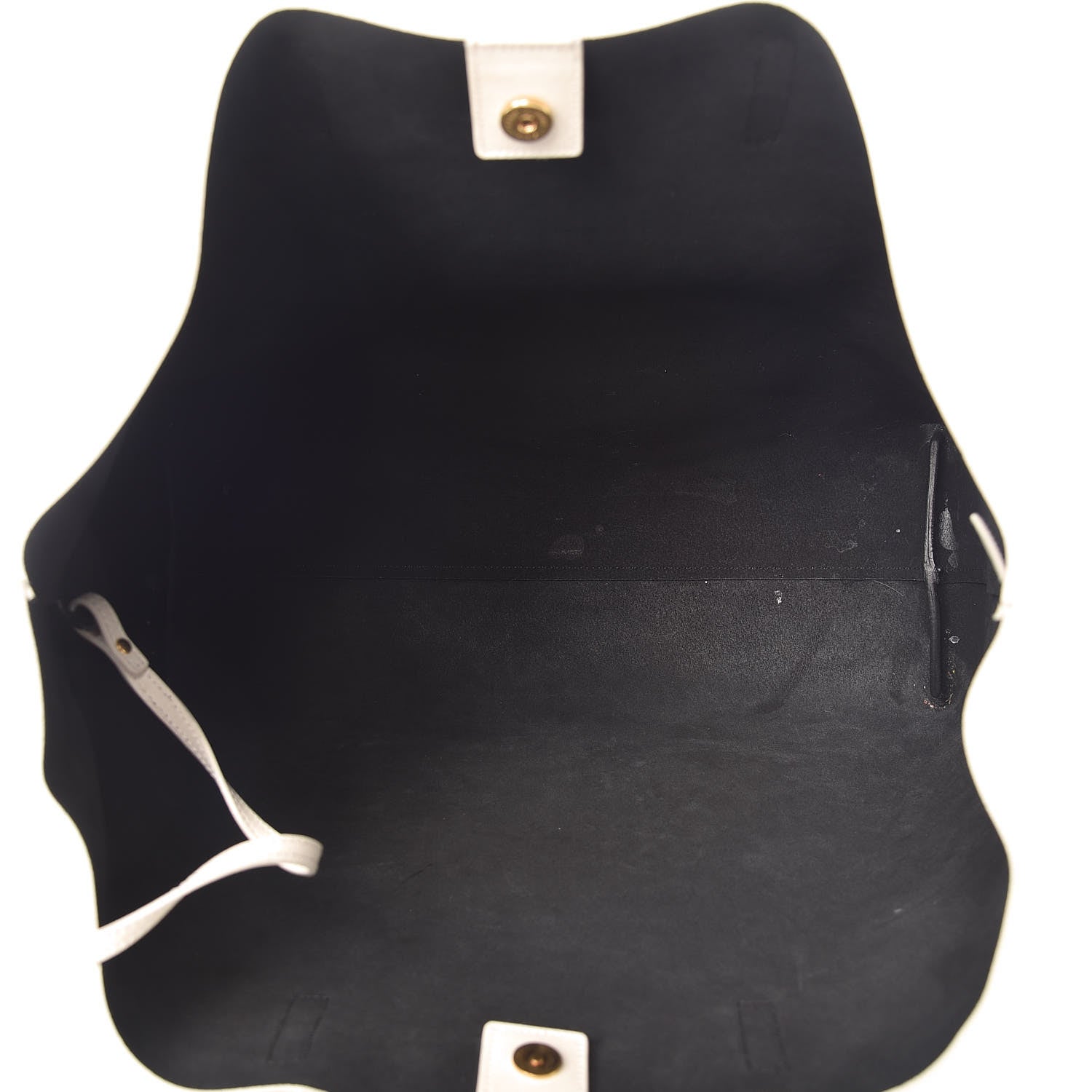 Saint Laurent Calfskin Large Shopping Tote Porcellana 6 of 14