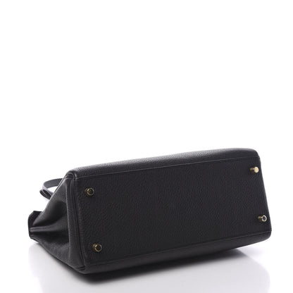 Hermes Togo Kelly Retourne 28 Black 3 of 9