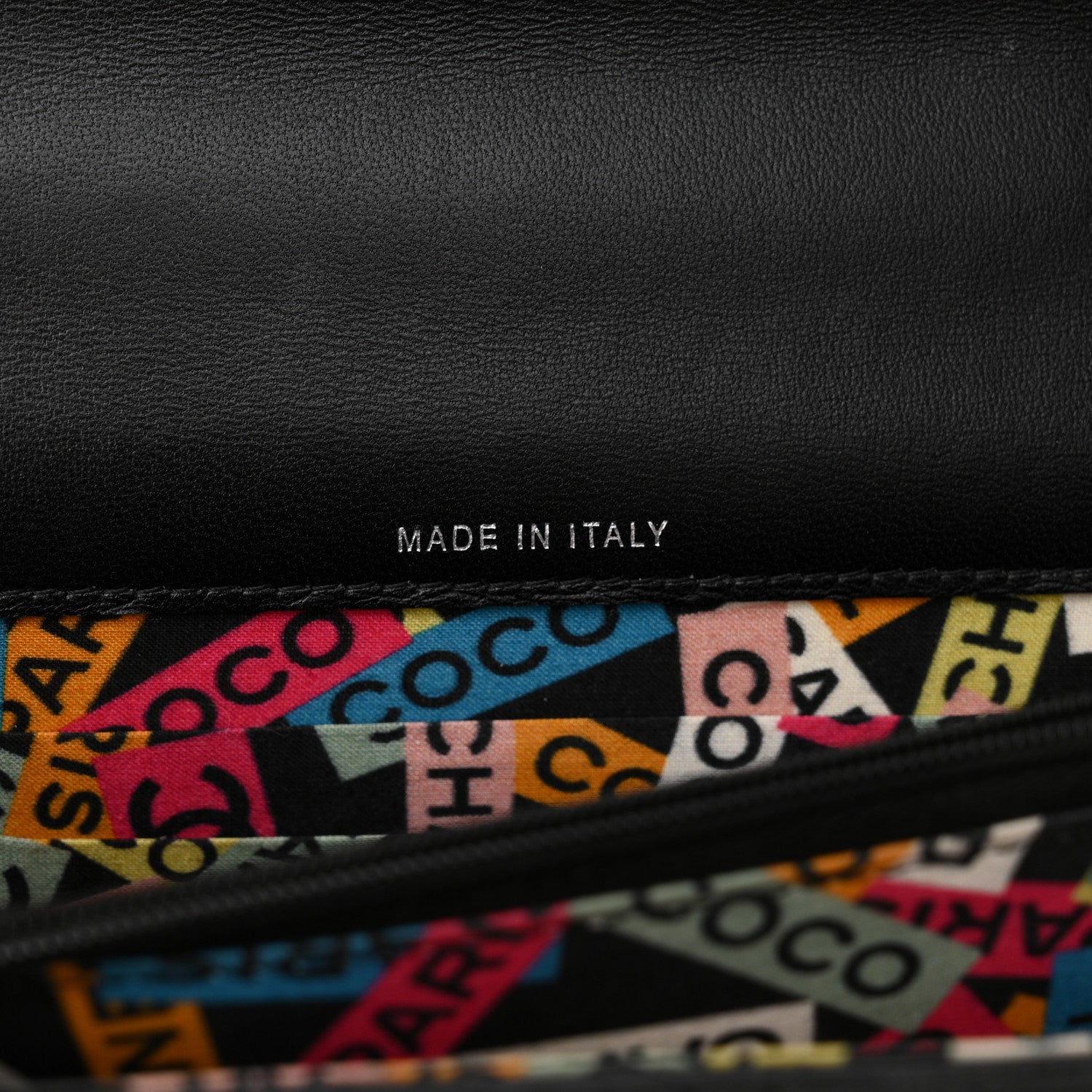 Chanel Lambskin Quilted Metal Top Handle Crossbody Flap Black 7 of 11