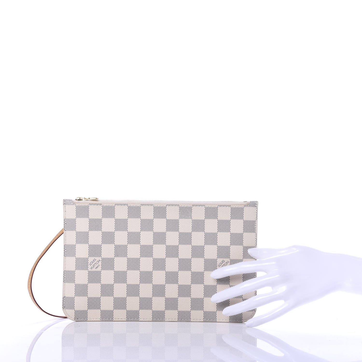 Louis Vuitton Damier Azur Neverfull MM GM Pochette 2 of 7
