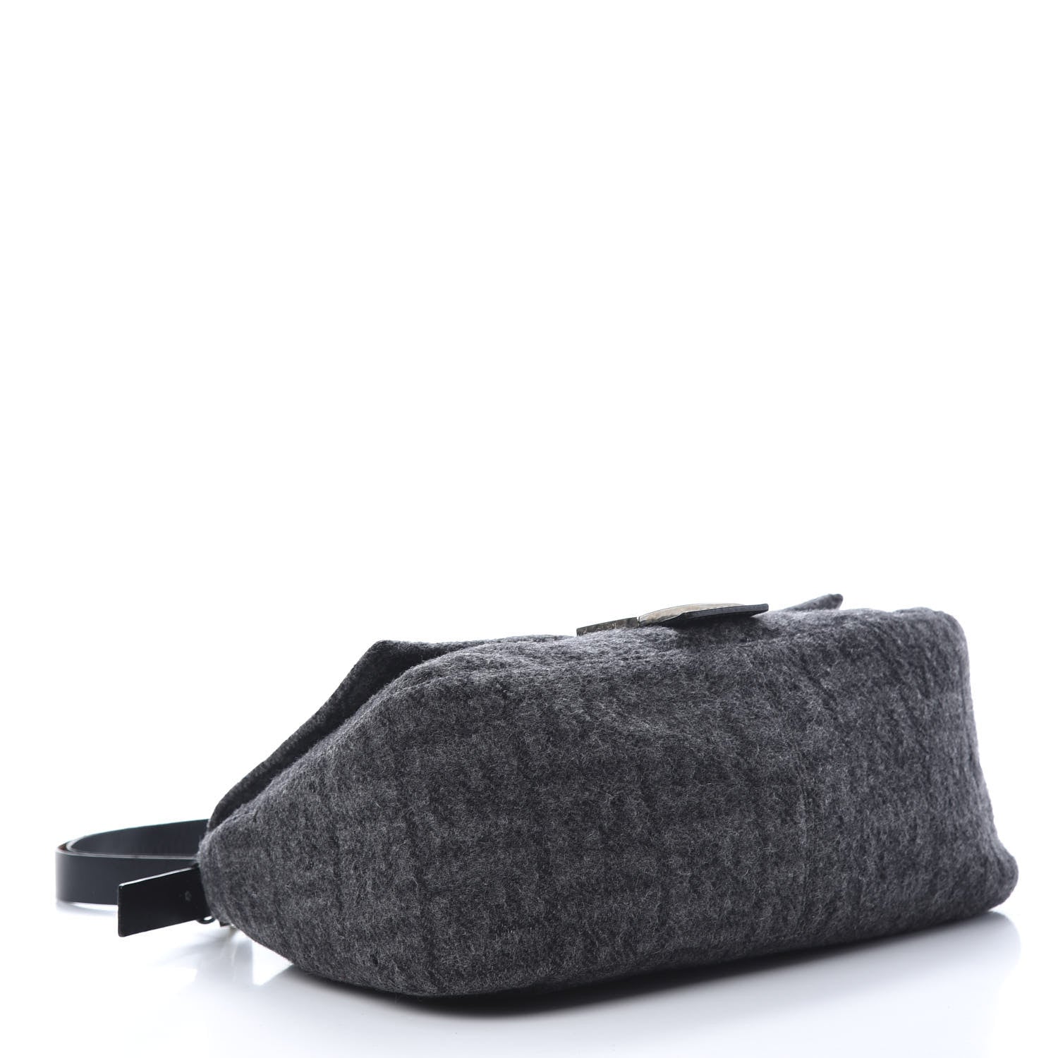 Fendi Wool Zucca Mama Baguette Grey 4 of 14