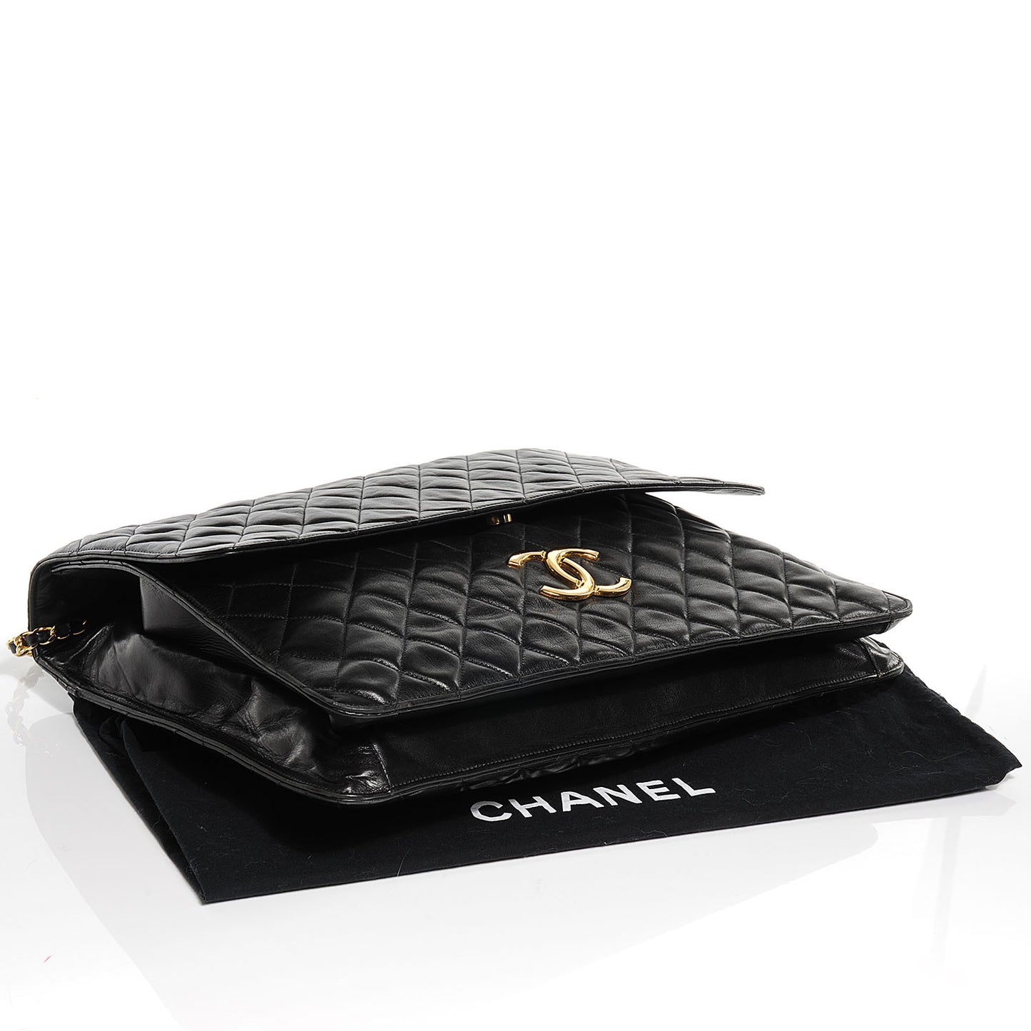 Lambskin Portfolio Flap Black