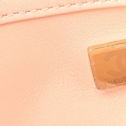 Chanel Lambskin Quilted Mini Rectangular Pearl Crush Flap Light Beige 8 of 11