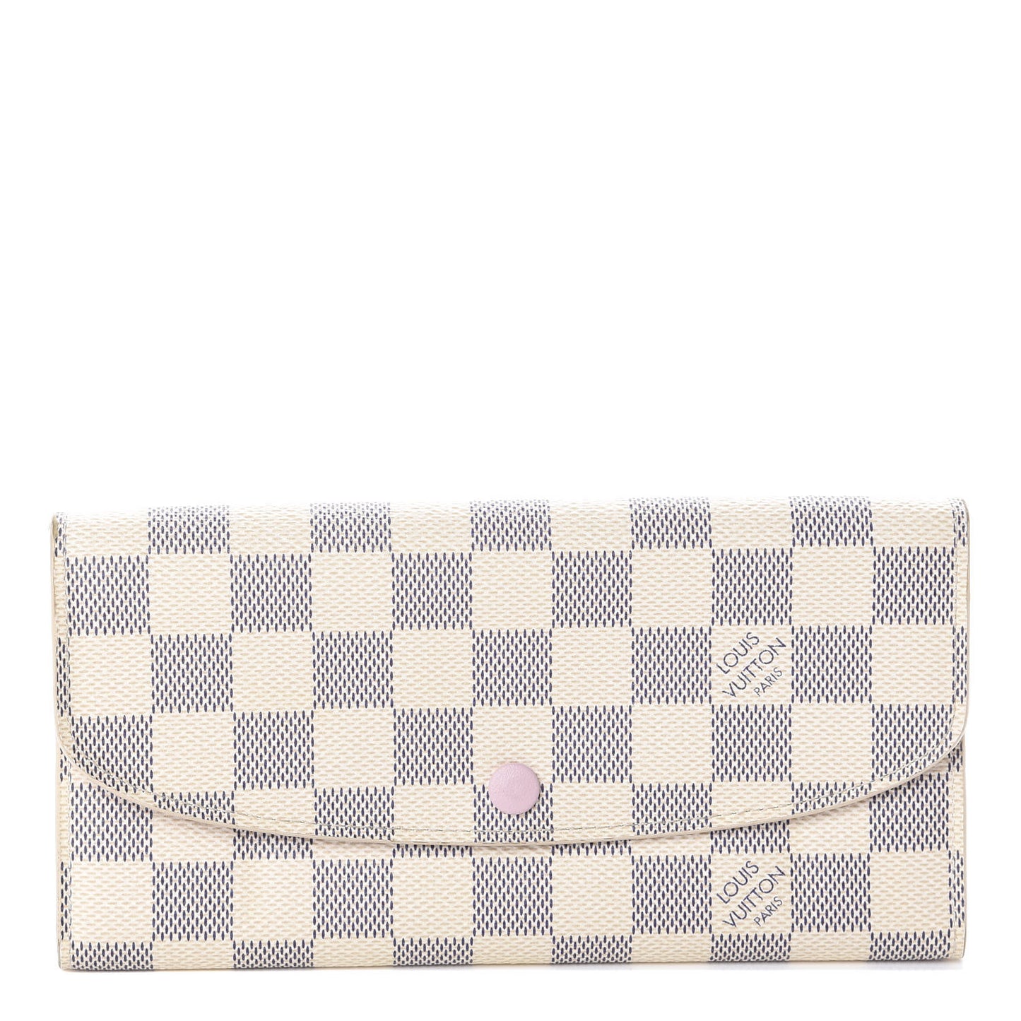 Damier Azur Emilie Wallet Rose Ballerine