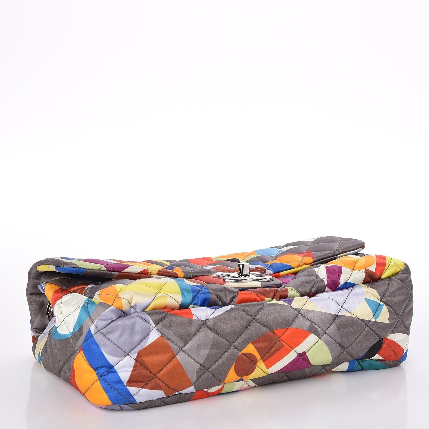 Nylon Printed Medium Coco Color Flap Multicolor