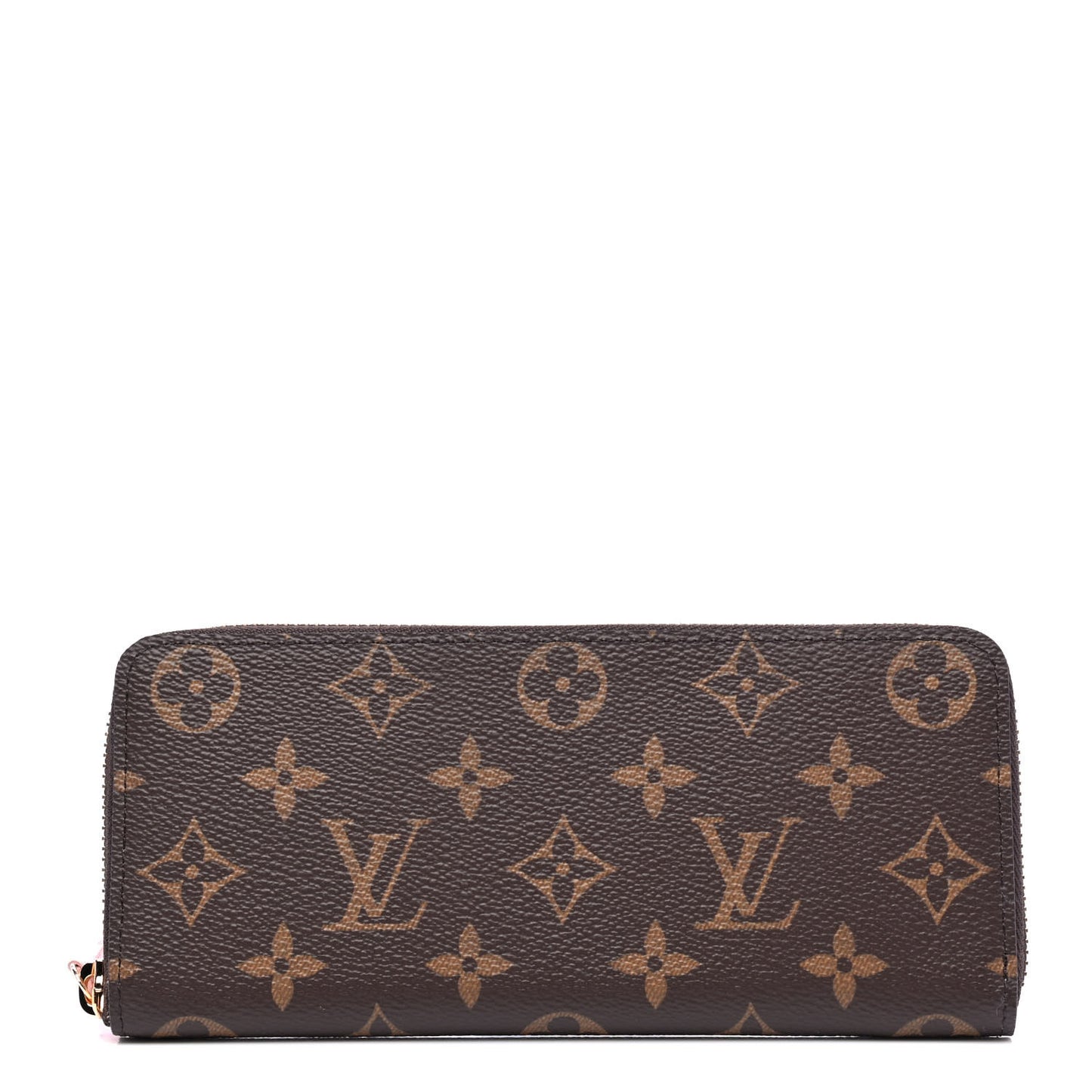Monogram Clemence Wallet Rose Ballerine