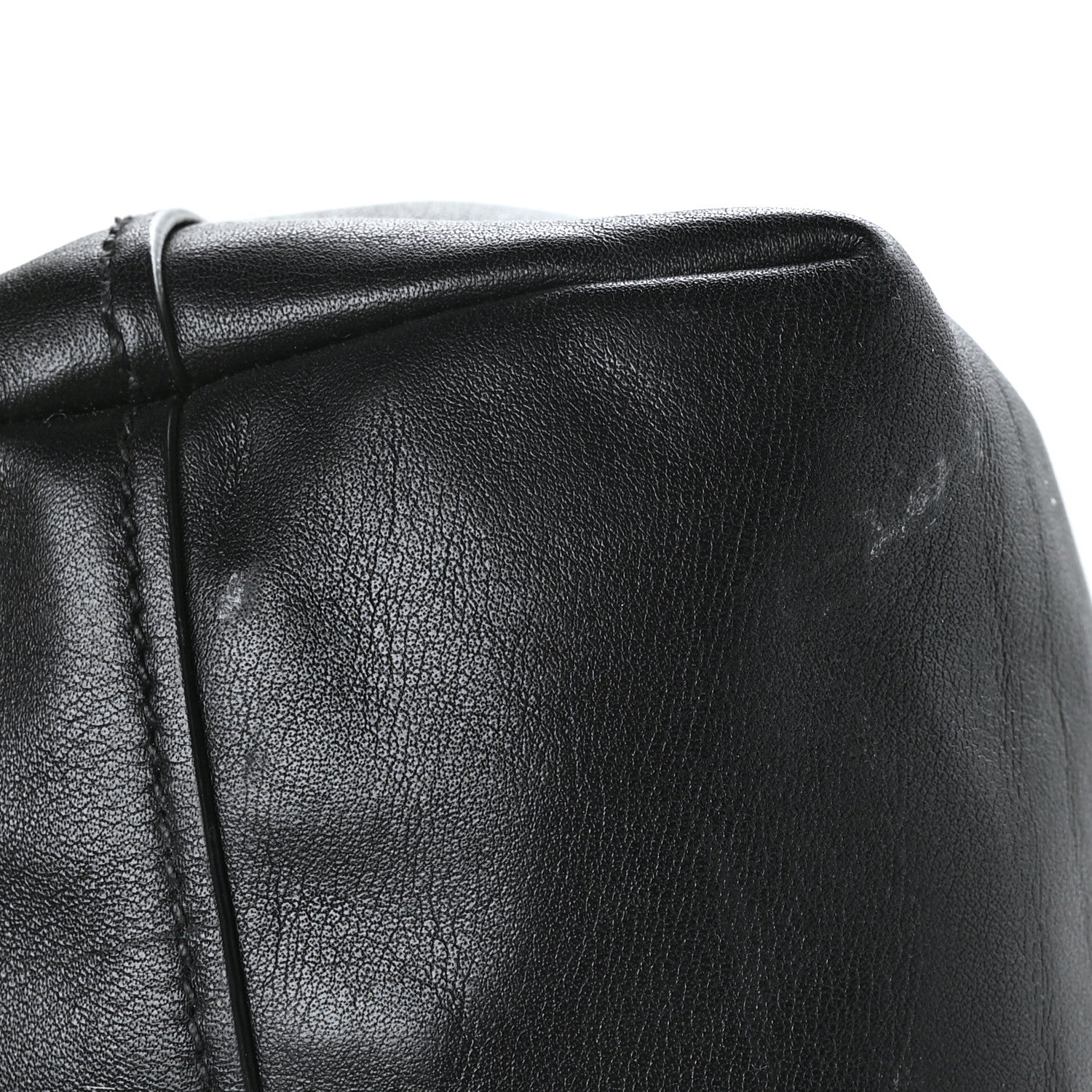 Prada Soft Calf Shopping Tote Black 8 of 9