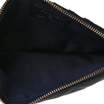 Chanel Caviar Quilted Classic iPhone Pouch Navy 5 of 10