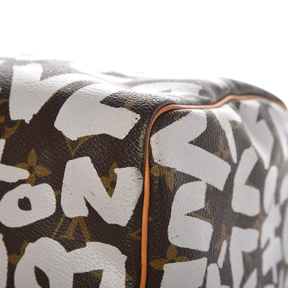 Louis Vuitton Monogram Graffiti Speedy 30 Silver 14 of 15