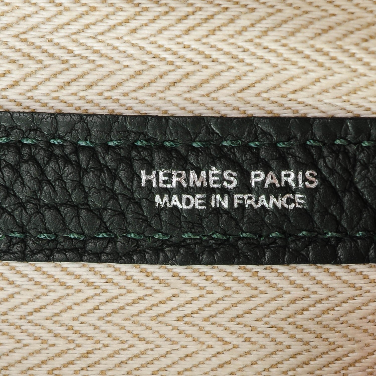 Hermes Negonda Garden Party Tote 36 MM Vert Fonce 7 of 10